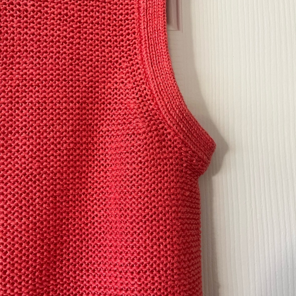 J. Crew Women's XS Petite Coral linen sweater vest, never worn - Picture 3 of 10